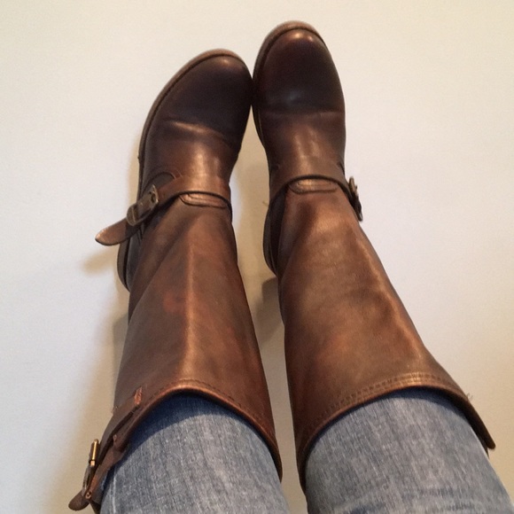 Frye Shoes - Frye Veronica Slouch Boots Dark Brown 7.5